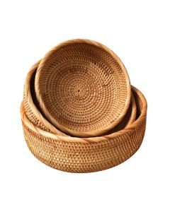 Rattan Wicker Storage Basket (3 pcs)