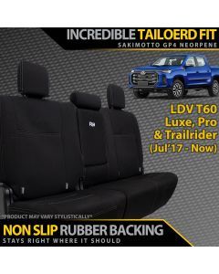 LDV T60 Neoprene Rear Row Seat Covers (In Stock)