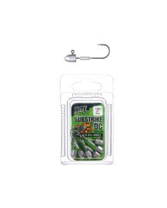 6 Pack of 1/8oz Size 1 Bite Science Substrike DC Jigheads with BKK Hooks