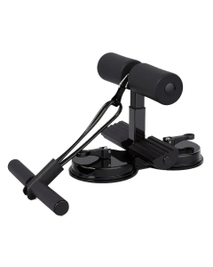 Sit-Up Bar with Suction Cup Black