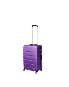 Slimbridge 20" Carry On Luggage Case Suitcase Travel TSA Lock Hard Shell Purple