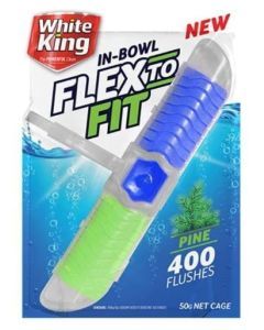 White King 50g In-Bowl Flex O Fit Toilet Cage - Pine Cleaning Agent