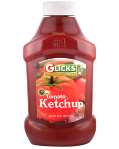 1.8L Glicks Jumbo Kosher Tomato Ketchup - Product of USA (4lb/64oz)