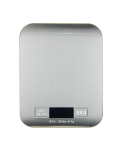 Cuisena 5kg Slim Line Digital Kitchen Scale - Silver