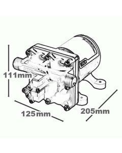 Genuine SHURflo 4009 12V Fresh Water Auto Pump No Fittings