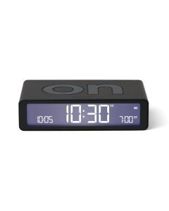 Lexon Flip Classic Reversible Alarm Clock - Black