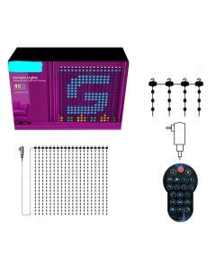 Christmas LED Curtain Lights with Bluetooth Remote Control