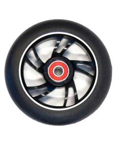 Scooter Wheel Black Alloy 110mm with Abec 9 Bearing