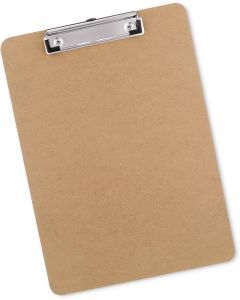 WOODEN A5 CLIPBOARD Hardboard Menu Clip Office Restaurant Writing Board Holder