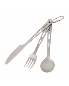 TERRAN 3-Piece Titanium Cutlery Set
