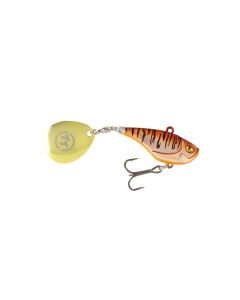 TT Lures Flashpoint+ 33mm Tail Spinner Vibe Lure - MONGREL TIGER