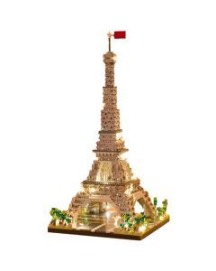 LED Eiffel Tower Micro Mini Building Blocks Set