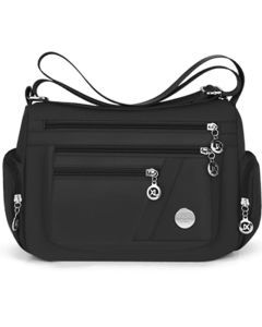 Ladies Handbag Crossbody Travel Bag (Black)