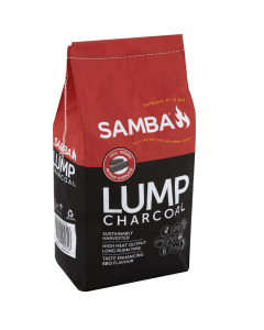 3kg SAMBA Lump Charcoal 100% Natural for BBQs, Spits and Smokers