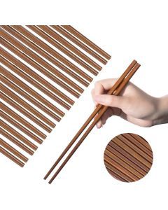 10 Pairs WOODEN CHOPSTICKS Wooden Wood Asian Wedding Dinner Gift High Quality