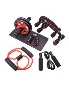 Silent Ab Roller & Jump Rope Set