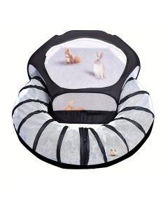 Small Animal Playpen with Tunnel