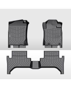 KIWI MASTER 3D TPE Car Floor Mats Fit Mitsubishi Triton MQ 2015-2018