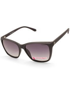North Beach Remuna Matte Black/Grey Gradient Polarised Women's Sunglasses 70651