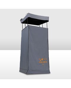 San Hima Awning Shower Tent Fold-Out Instant Ensuite Built-in LED Camping Change