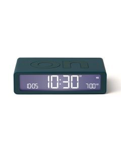 Lexon Flip Classic Reversible Alarm Clock - Blue