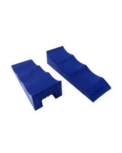 BLUE 3 stage caravan rv levelling ramps (pair) with carry bag