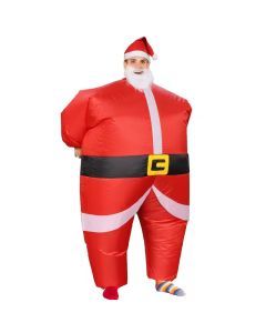 Santa Costume Self-Expanding Christmas Suit