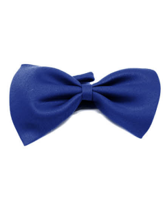 Mens Small Blue Bow Tie (Pre-Tied Classic Formal Necktie)