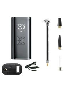 120W Wireless Handheld Air Compressor Portable Digital Tire Inflator Black