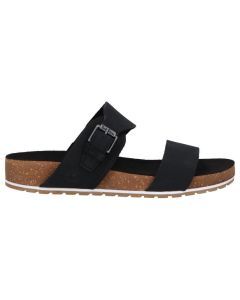 Timberland Womens Malibu Waves Slide (Casual Sandals/Flip Flops) - Black Nubuck