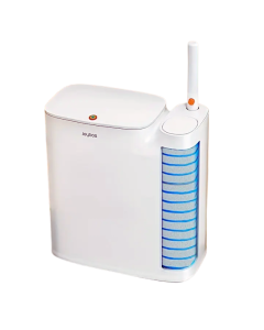 Bathroom Trash Can with Toilet Brush & 72 Heads