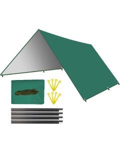 Waterproof Camping Tarp Sunshade UV Protection Tent (Green)