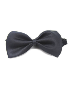 Navy Glitter Sequin Bow Tie - Shiny Fancy Dress Costume Party