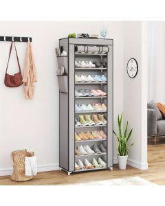 Maximize Space and Minimize Dust with our Oxford Fabric Shoe Rack