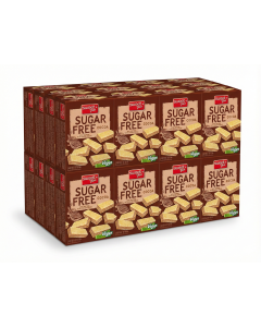 10x 180g (1.8kg) Box of Sugar Free Cocoa Wafers Biscuits - Suitable for Diabetics - Product of Bulgaria