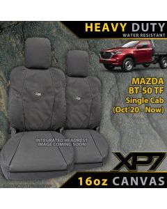 Mazda BT-50 TF Single Cab Heavy Duty XP7 Canvas Front Seat Covers (Available)
