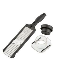 Progressive PL8 Professional Thin Handheld Adjustable Slicer - Stainless Steel