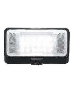 Black 12V Porch or Tunnel Boot Light with Switch