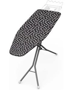 Clevinger Ironing Board Cover Heat Resistant - Black/White Polka Dots - 47x135cm