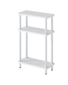 Levede 3‑Tier Side Table Bedside Table End Table Storage Shelf Compact White