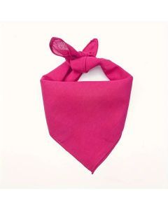 Hot Pink Bandana - 100% Cotton Head Wrap/Durag/Scarf/Mask