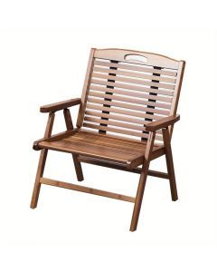 Camping Chair with Wooden Frame