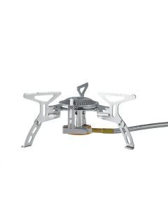 Camping Gas Stove with Electronic Ignition Silver