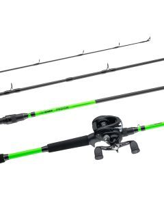 Bite Science Proton 6'6 4-8kg 2 Piece Fishing Rod and Reel Baitcaster Combo