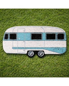 Heavy Duty Caravan Door Mat - Caravan Shaped Design