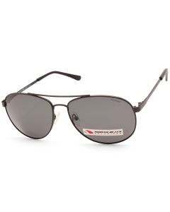 North Beach Rockling Matte Black/Grey Smoke Polarised Unisex Sunglasses 70462