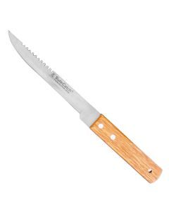 6 Inch Surecatch Stainless Steel Scaler Back Fishing Knife with Wooden Handle