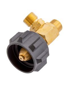 Gasmate Adaptor LCC27 to 3/8" BSPP-LH 2 Way