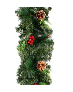 LED Pine Cone Christmas Garland Decoration