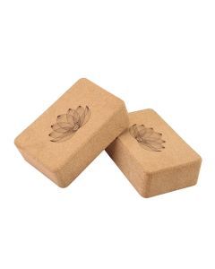 Natural Cork Yoga Block for Body Shaping (Beige)